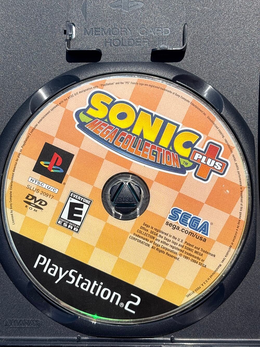 Sonic Mega Collection Plus Greatest Hits Sony Playstation 2 PS2 GameStop EB game